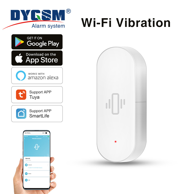 Smart Home Wiz - Tuya WiFi 진동 센서, 민감한 감지,