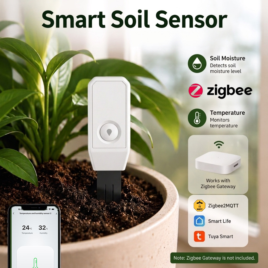 Smart Home Mqtt - Zigbee 토양 수분 센서 토양 테스터