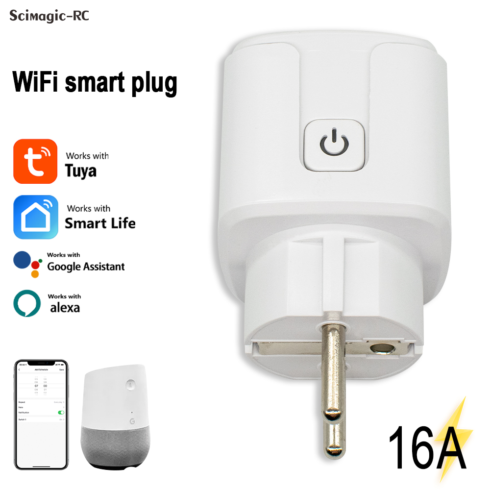 Smart Home Google - 투야 스마트 플러그 WiFi 소켓 16A