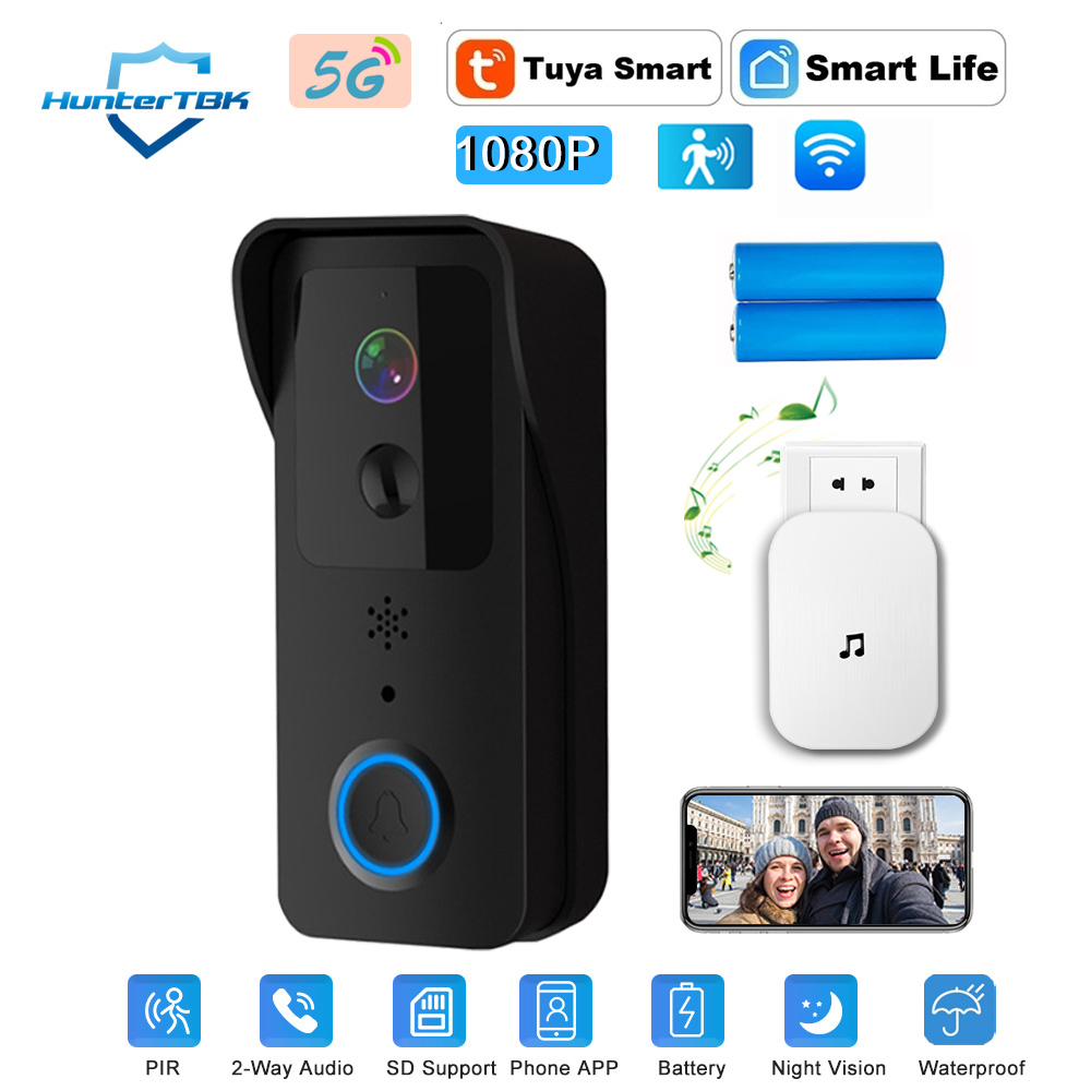 Smart Home Video Doorphone Ezviz - 1080P HD WiFi 도어벨 카메라(야간 투시