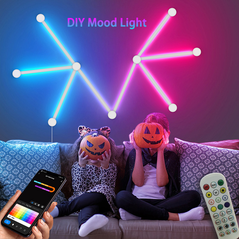 Smart Bulb - 스마트 RGB 벽등, 블루투스 앱 연결