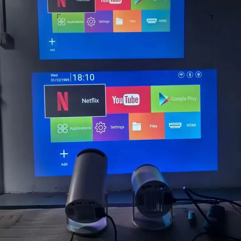 Smart Home Simple - 최신 HY300 프로 스마트 프로젝터 자동