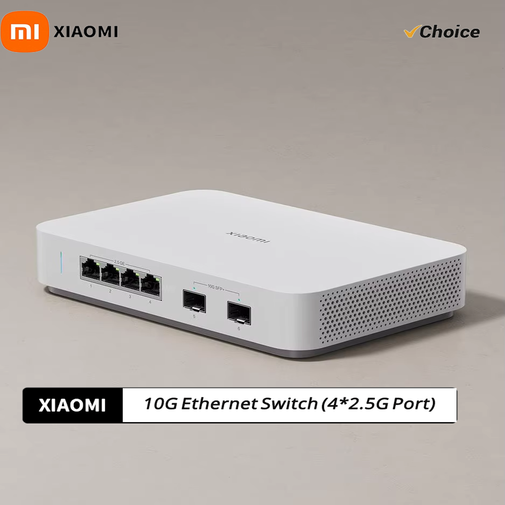 Smart Home Hub 2 - 새로운 Xiaomi 10G 이더넷 스위치 4×2.5G+2×10GMbps