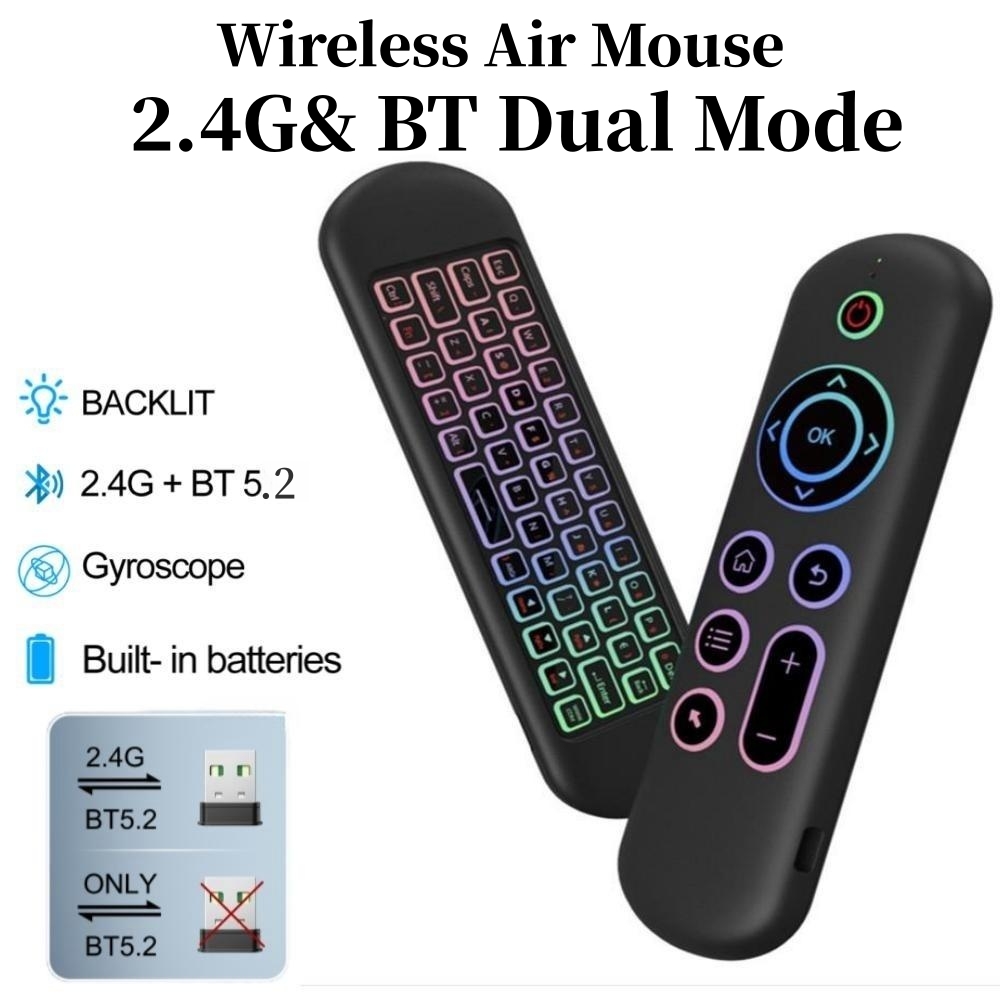 Smart Home Keyboard - 2.4G BT 5.2 원격 제어 무선