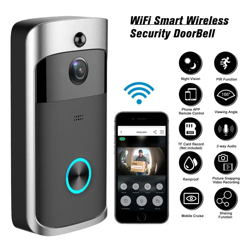 Smart Home Video Doorphone Ezviz - 720P HD 스마트 홈 무선 와이파이
