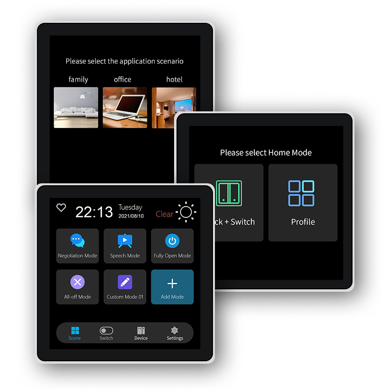 Smart Home Sistem - FUERS 4 인치 터치 스크린 다기능