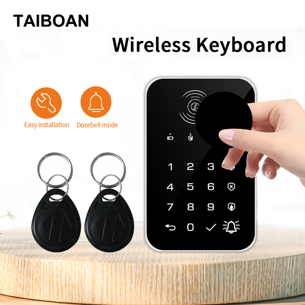 Smart Home Keyboard - 충전식 무선 433MHz 키보드 터치 키보드