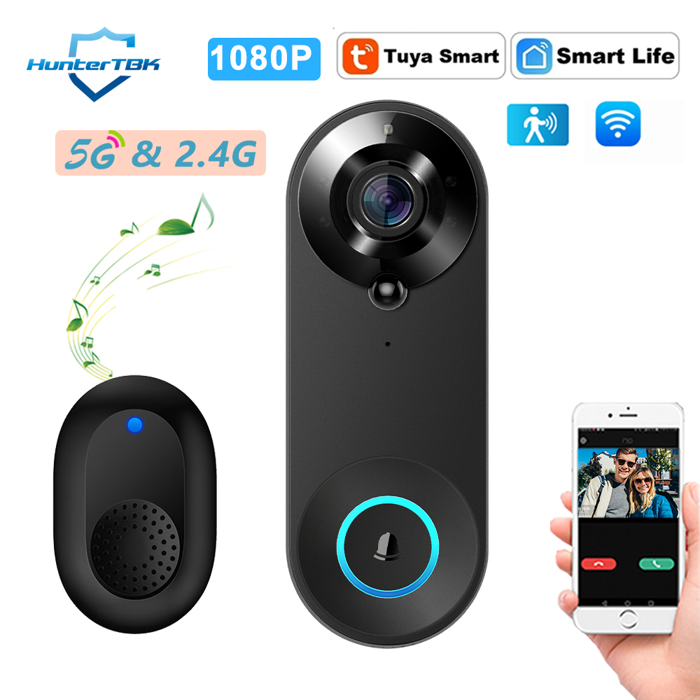 Smart Home Video Doorphone Ezviz - 5G 2.4G WiFi 비디오 초인종 1080P