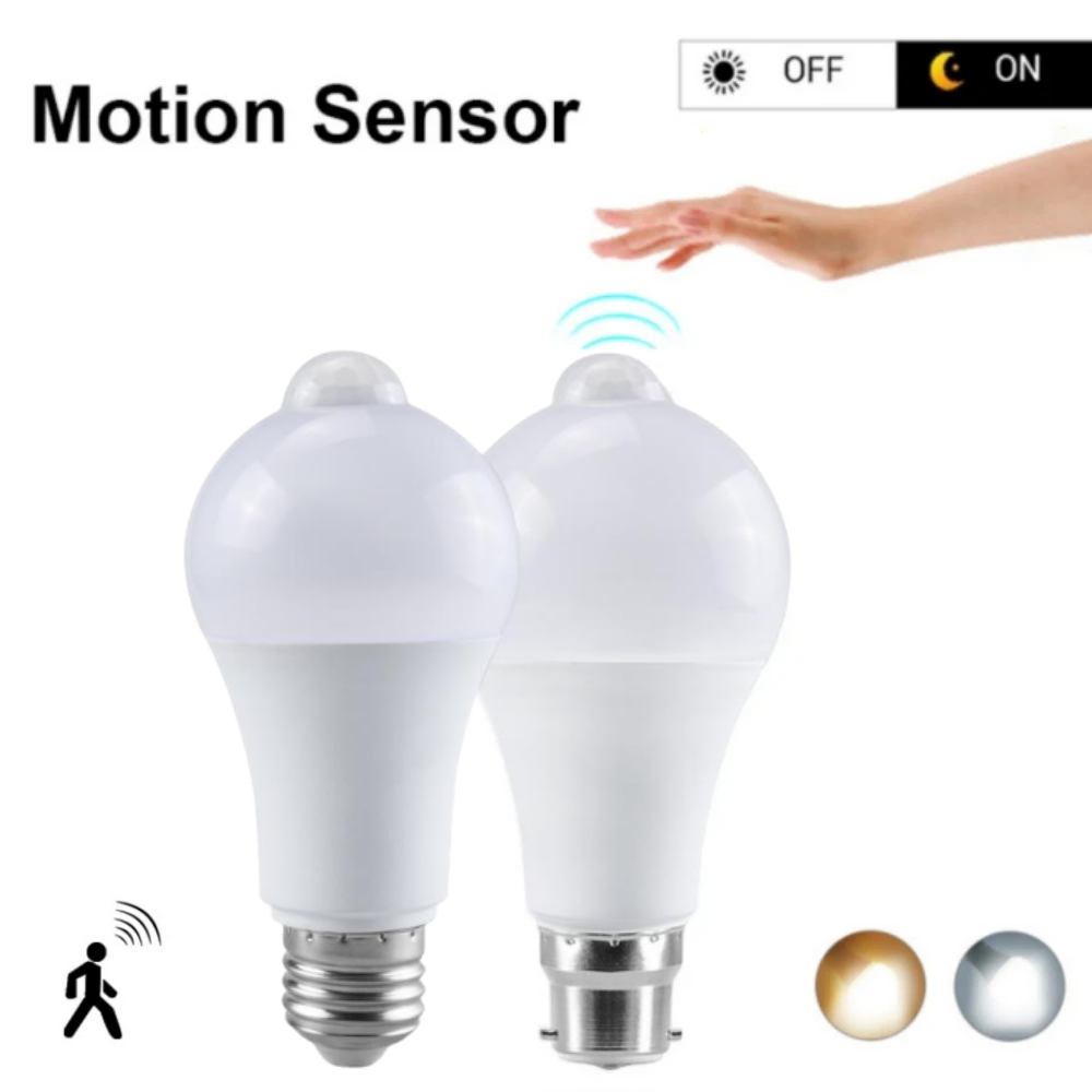 Smart Bulb - PIR 모션 센서 LED 전구 12W
