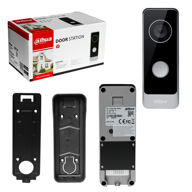 Smart Home Video Doorphone Ezviz - Dahua VTO1301R-W 1080P 미니 WiFi 비디오