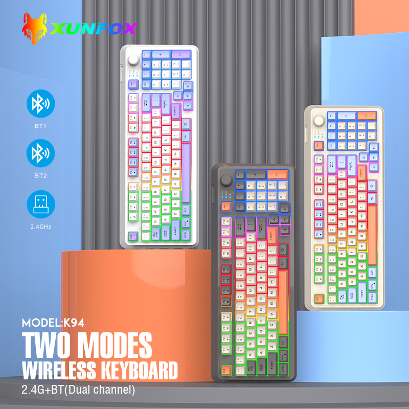 Smart Home Keyboard - 한국어 무선 키보드 스페인어 러시아어 아랍어