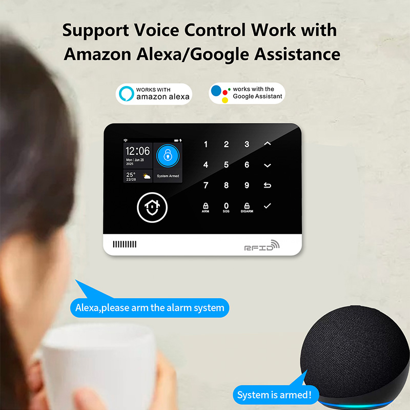 가정용 Tuya WIFI GSM 보안 경보 호스트 도난 - Smart Home Keyboard 리뷰 및 가격