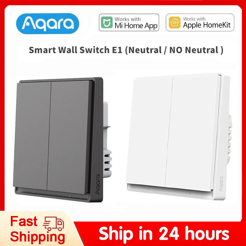 기존 Aqara 스마트 벽 스위치 E1 Zigbee 3 - Smart Home Os 리뷰 및 가격