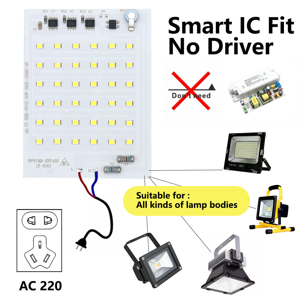 LED COB 램프 비드 10W 20W 30W 50W  - Smart Bulb 리뷰 및 가격