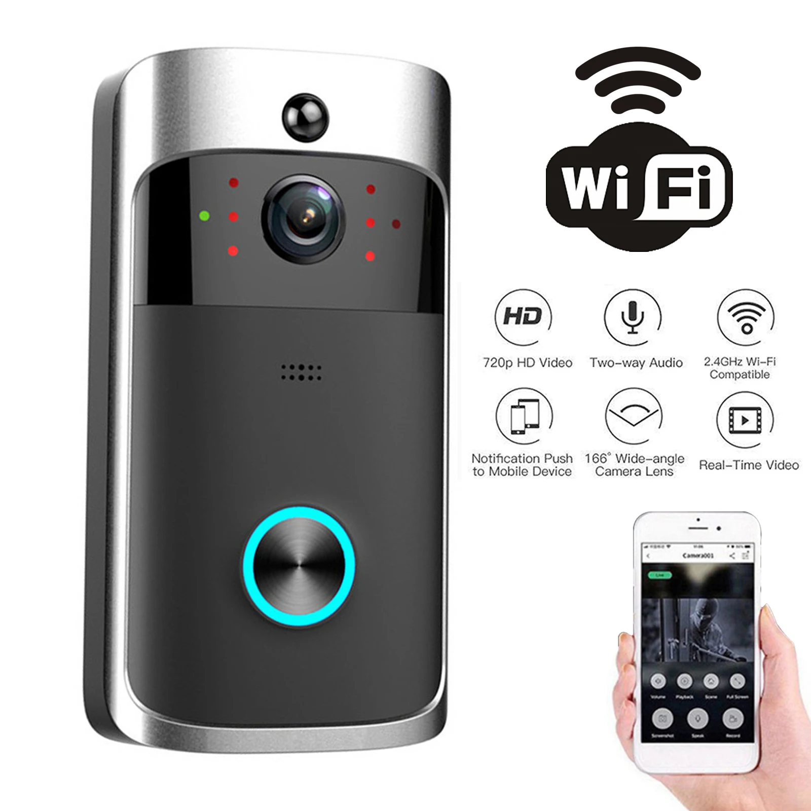 2026 신형 V5 비디오 도어벨 와이파이 무선 도어벨 - Smart Home Video Doorphone Ezviz 리뷰 및 가격