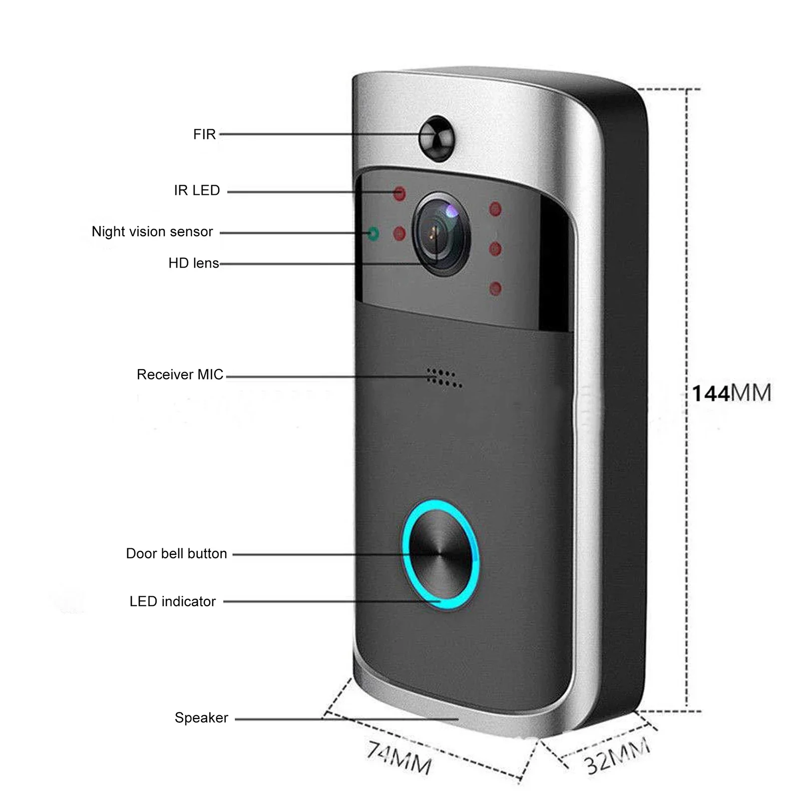 2026 신형 V5 비디오 도어벨 와이파이 무선 도어벨 - Smart Home Video Doorphone Ezviz 리뷰 및 가격