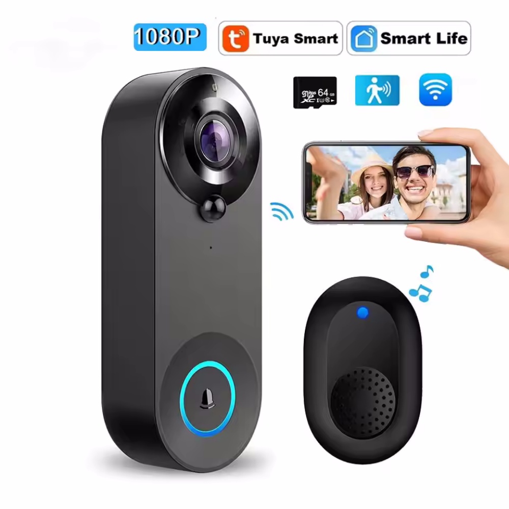 Tuya 1080P 무선 WIFI 초인종 비디오 인터콤 - Smart Home Video Doorphone Ezviz 리뷰 및 가격