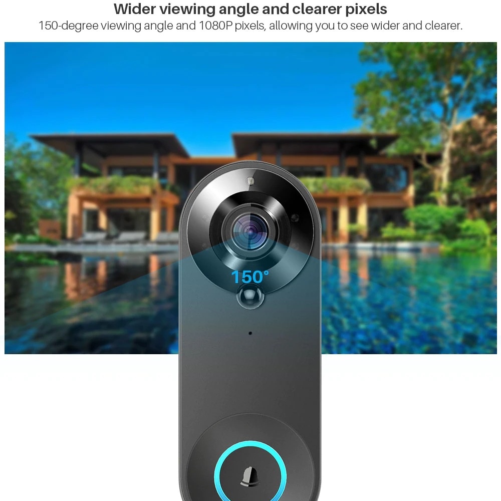 Tuya 1080P 무선 WIFI 초인종 비디오 인터콤 - Smart Home Video Doorphone Ezviz 리뷰 및 가격