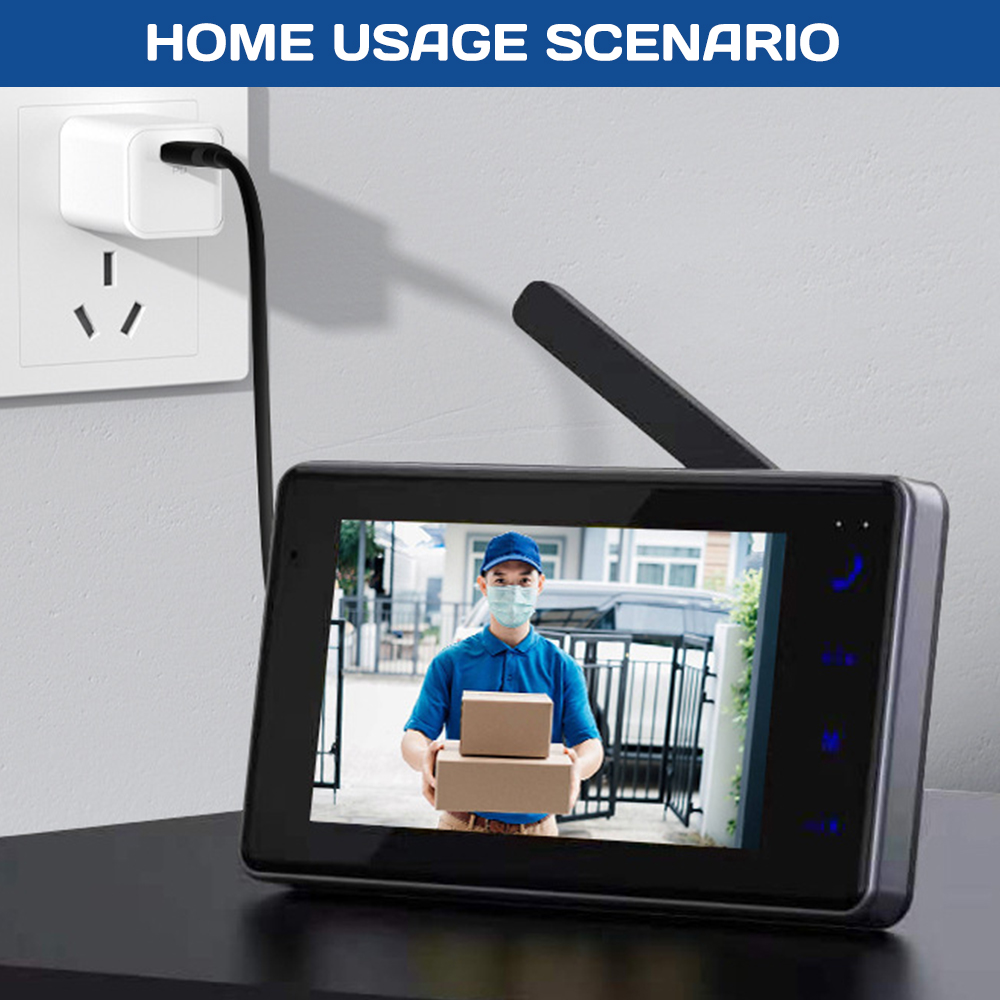 4.3인치 HD IPS 스크린 무선 비주얼 인터콤 초인 - Smart Home Video Doorphone Ezviz 리뷰 및 가격