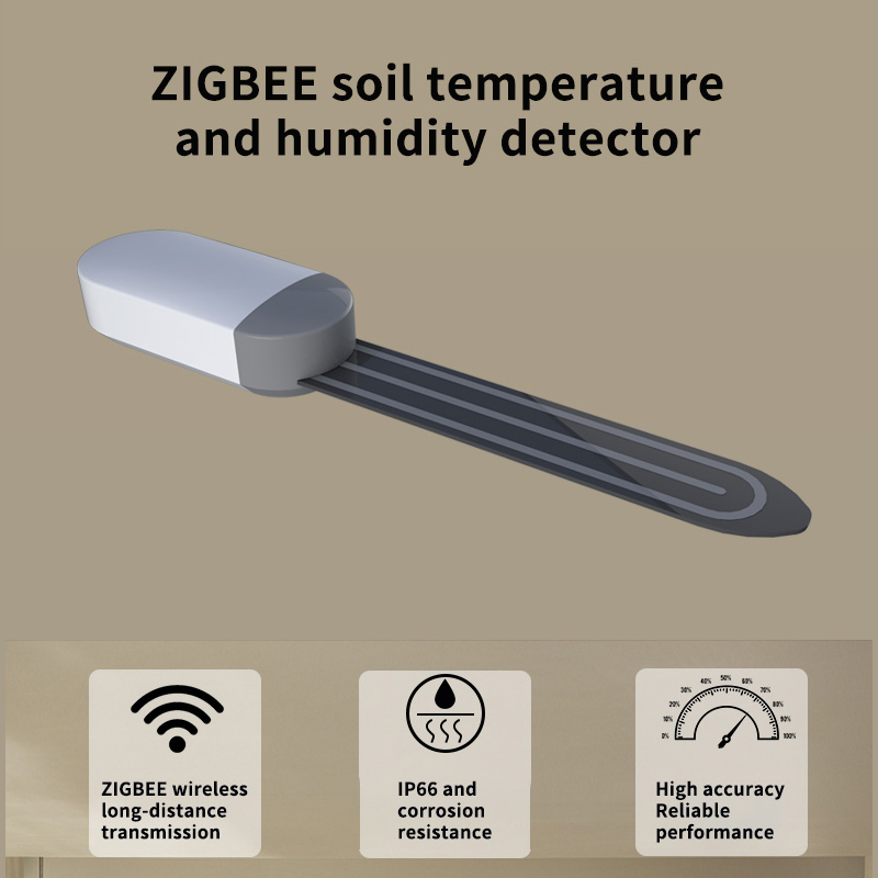 ZigBee 3.0 토양 센서 온도 및 습도 감지 야외 - Smart Home Outdoor 리뷰 및 가격