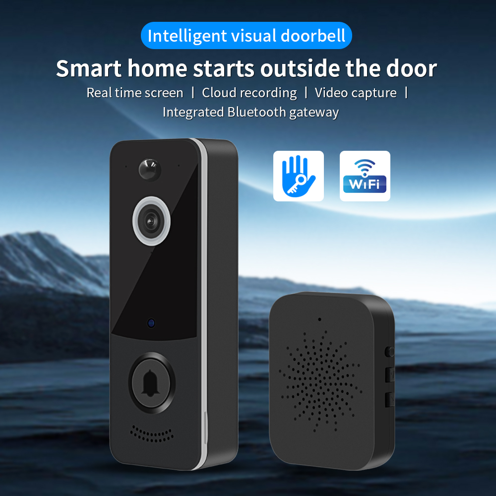 1080P WIFI 비디오 초인종 TTLOCK 앱 스마 - Smart Home Video Doorphone Ezviz 리뷰 및 가격