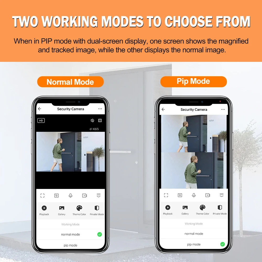 1080P HD 틈 구멍 문 Wifi 카메라 Tuya  - Smart Home Os 리뷰 및 가격