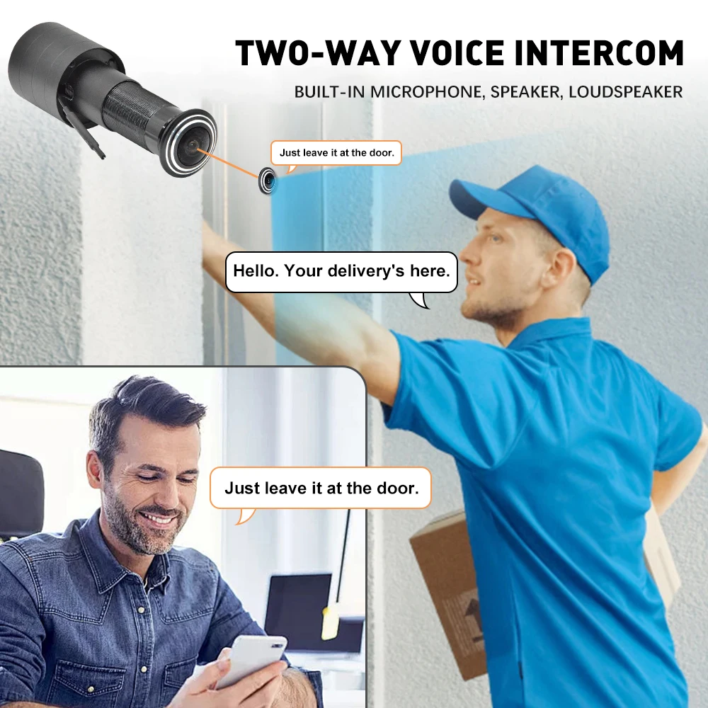 1080P HD 틈 구멍 문 Wifi 카메라 Tuya  - Smart Home Os 리뷰 및 가격