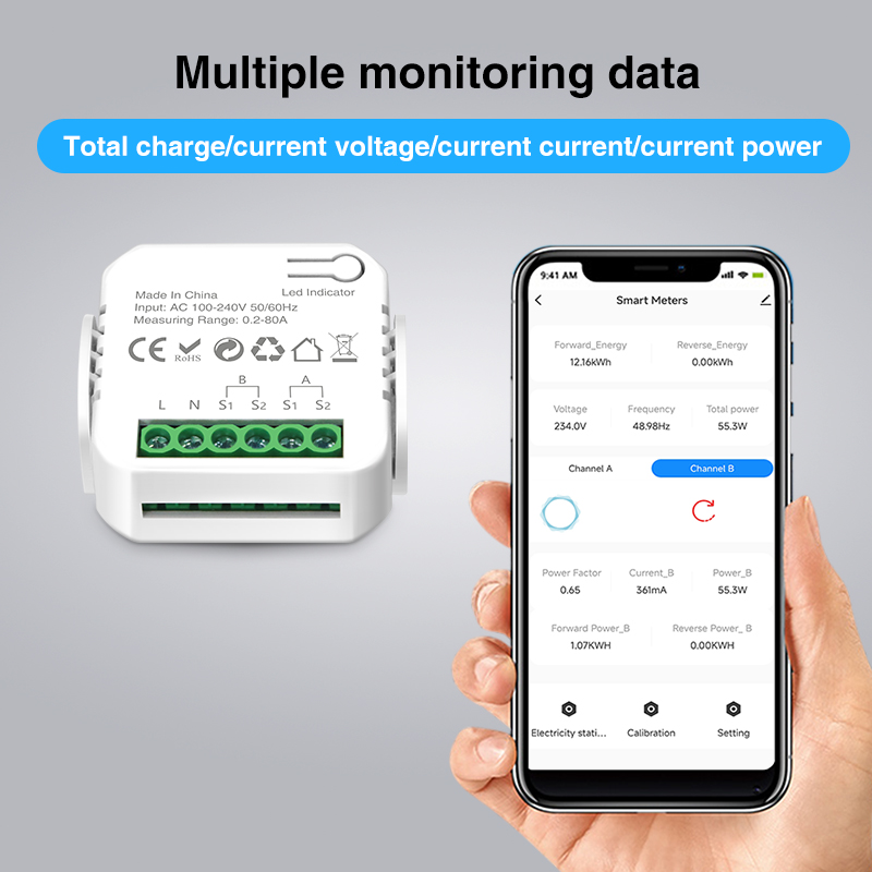 Tuya 스마트 Wifi 지능형 에너지 미터 태양 광  - Smart Home Outdoor 리뷰 및 가격