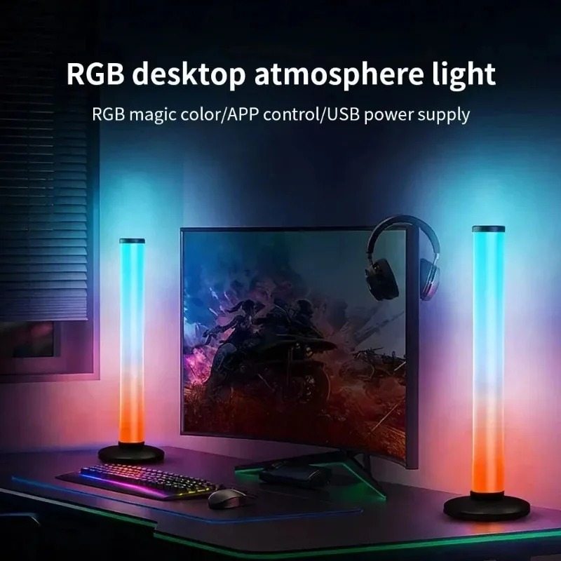 RGB LED 라이트 바 USB 전원, 블루투스 앱 원 - Smart Bulb 리뷰 및 가격