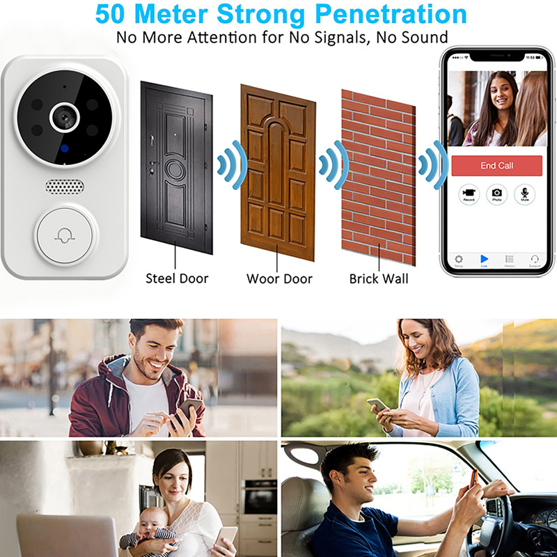 WiFi 스마트 비디오 초인종 카메라 야간 투시경 스마 - Smart Home Video Doorphone Ezviz 리뷰 및 가격