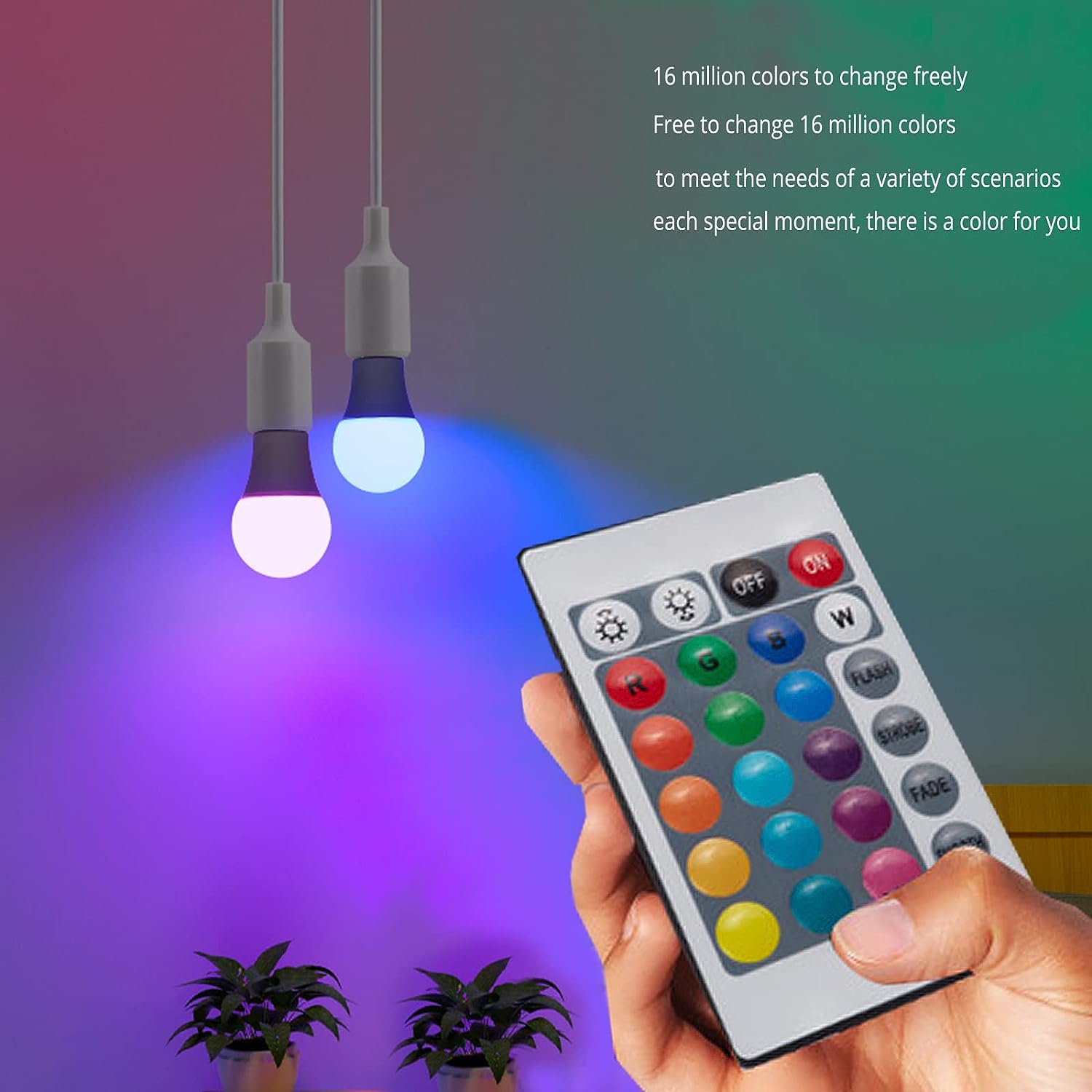 E27 220V 16 색상 RGB 전구 LED 멀티 컬 - Smart Bulb 리뷰 및 가격