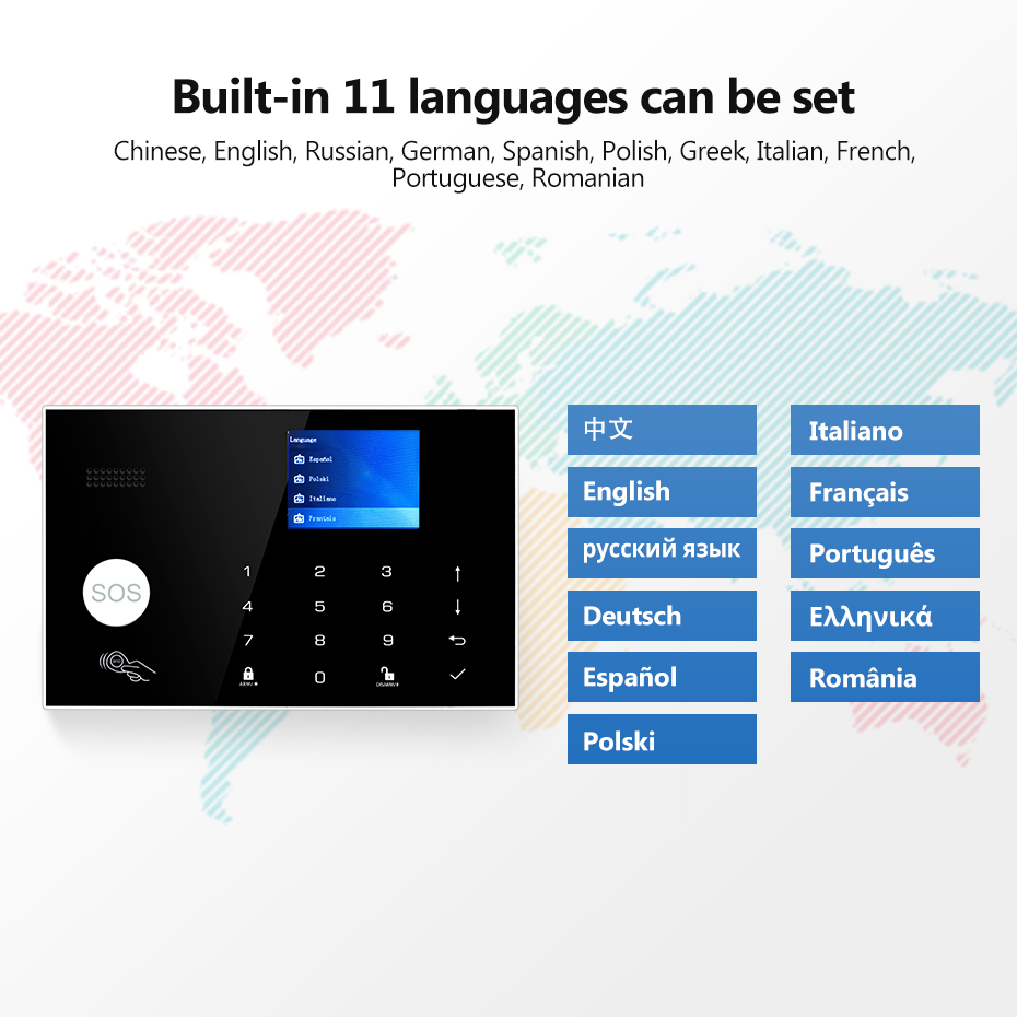 KERUI WiFi+4G 가정용 경보기 온도/습도 표시 - Smart Home Keyboard 리뷰 및 가격