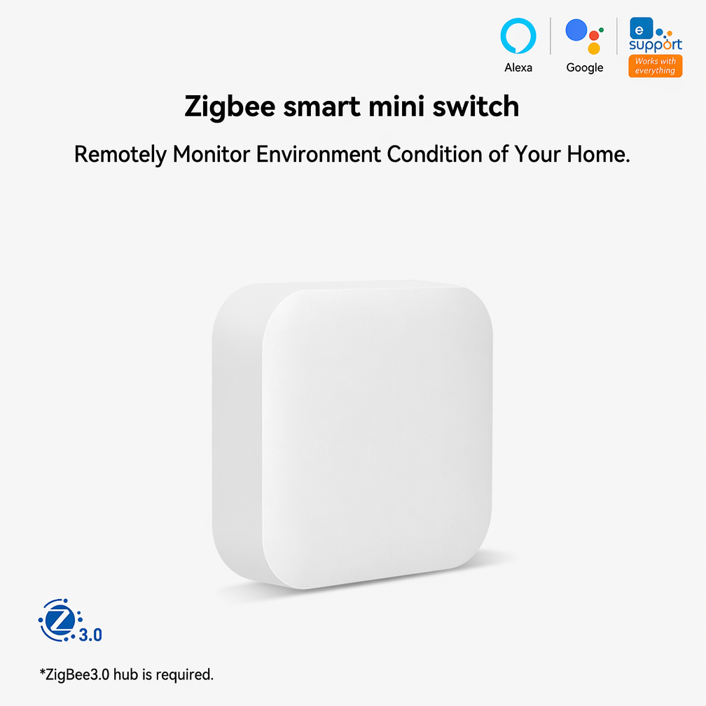 미니 무선 스위치 ZigBee 비상 버튼 리모컨 EWe - Smart Home Simple 리뷰 및 가격