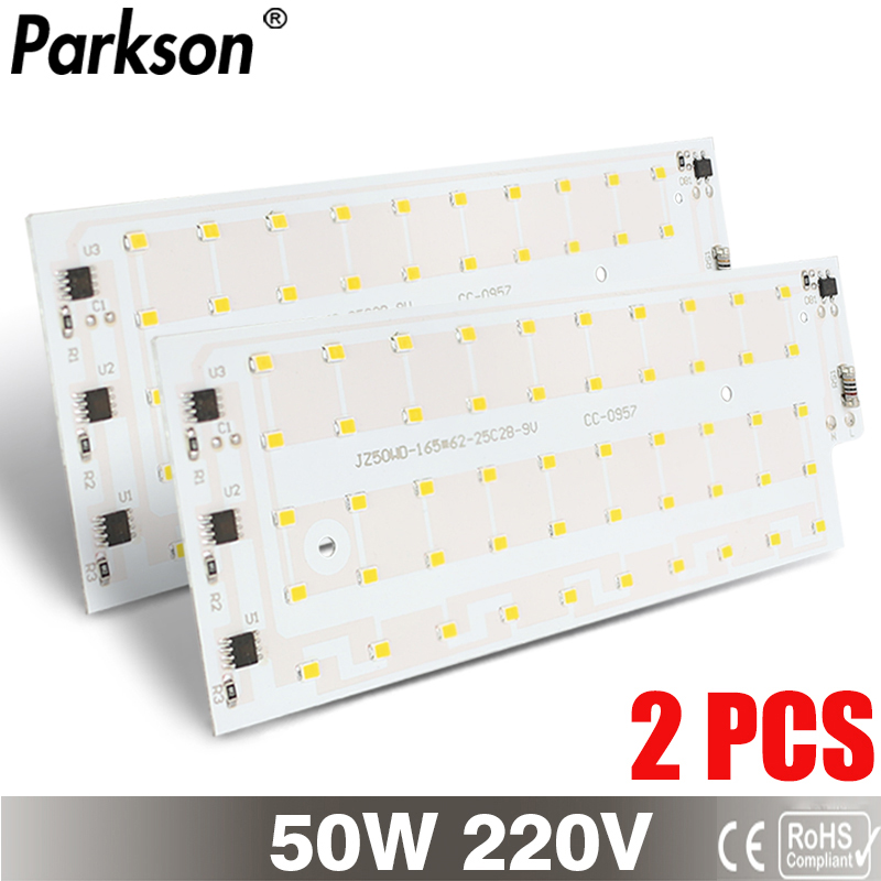 2 개/몫 50W LED 램프 구슬 SMD 2835 L - Smart Home Outdoor 리뷰 및 가격