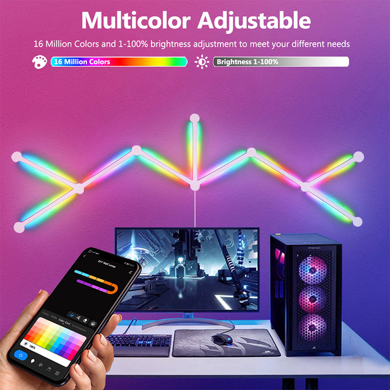 스마트 RGB 벽등, 블루투스 앱 연결 LED 라이트  - Smart Bulb 리뷰 및 가격