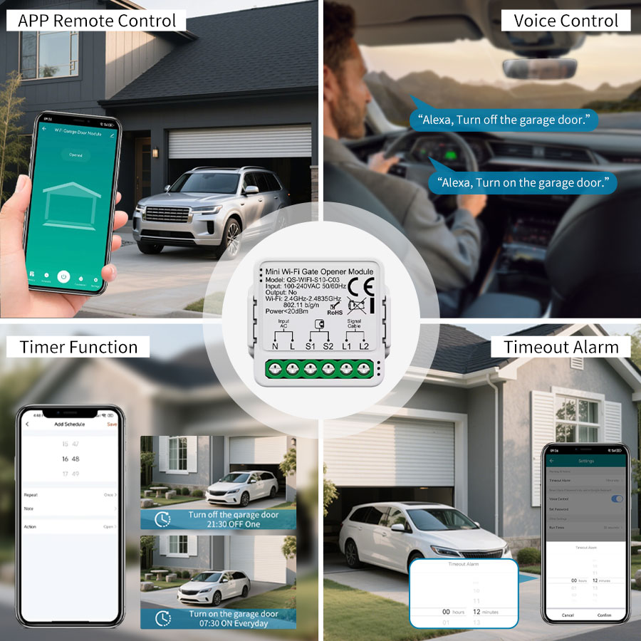 투야 스마트 와이파이 또는 지그비 차고 문 개폐기 컨트 - Smart Home Sistem 리뷰 및 가격