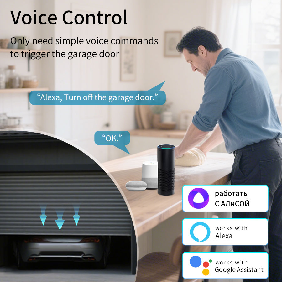 투야 스마트 와이파이 또는 지그비 차고 문 개폐기 컨트 - Smart Home Sistem 리뷰 및 가격