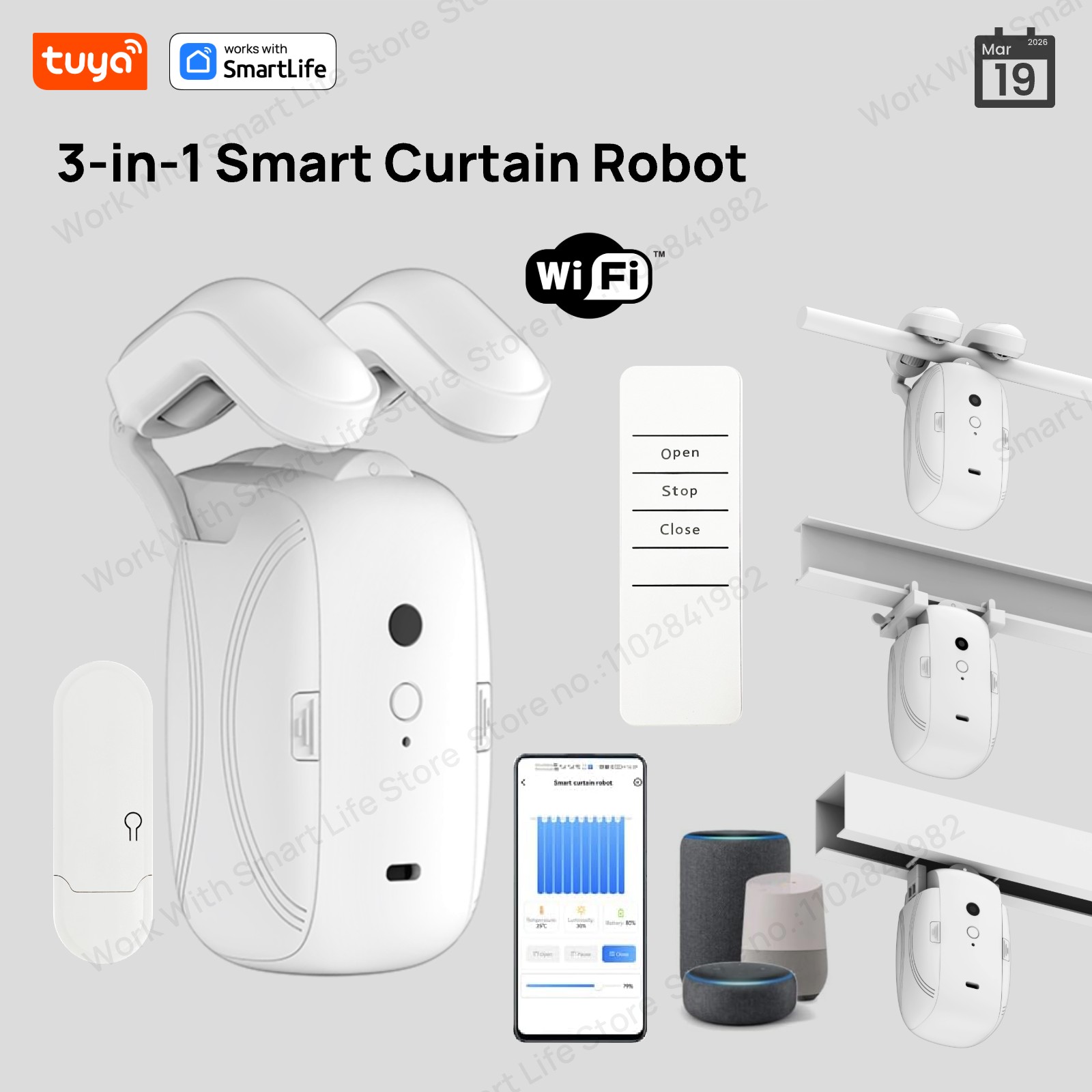 1/2개 투야 스마트 와이파이 커튼 로봇 (허브 포함  - Smart Home Hub Ikea 리뷰 및 가격