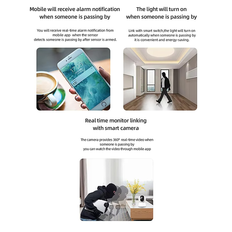스마트 PIR 모션 센서 WiFi 지그비 인체 감지 센 - Smart Home Wiz 리뷰 및 가격