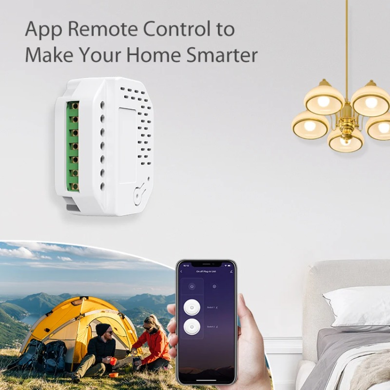 Matter 라이트 스위치 모듈 2Gang Relay  - Smart Home Automation 리뷰 및 가격