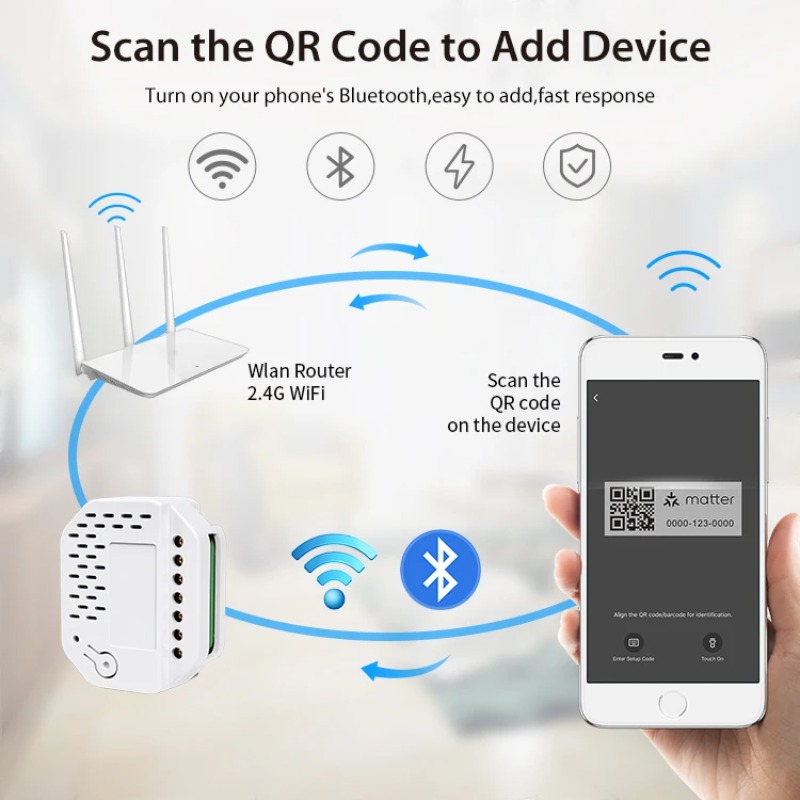 Matter 라이트 스위치 모듈 2Gang Relay  - Smart Home Automation 리뷰 및 가격