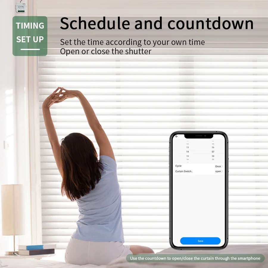 커튼 셔터 용 RF 433MHz 리모콘이있는 Tuya  - Smart Home Outdoor 리뷰 및 가격