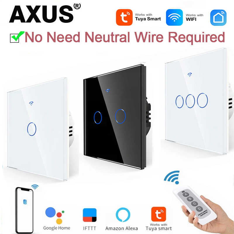 AXUS EU WiFi 스마트 조명 스위치, 중성선 필 - Tuya Smart Switch 리뷰 및 가격