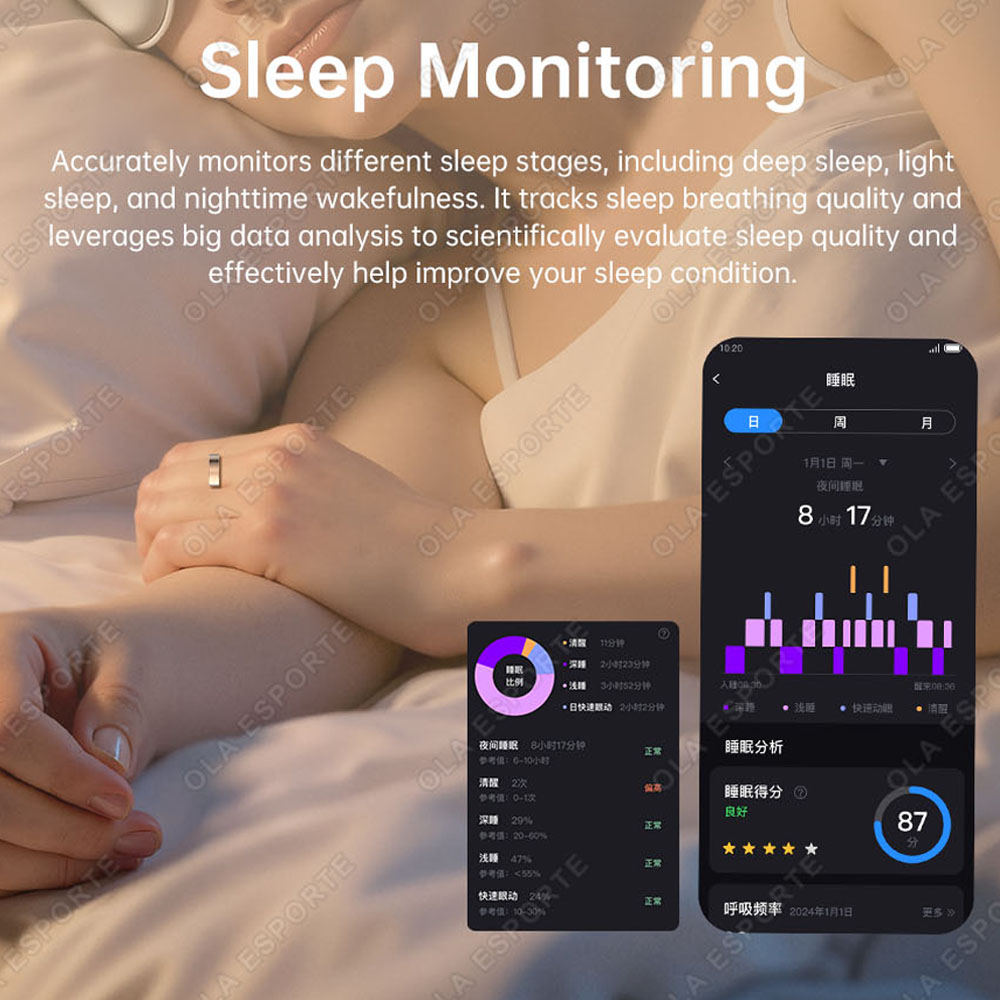 업그레이드된 진동 알림 스마트 링 방수 건강 심박수 및 - Smart Home Trainer 리뷰 및 가격