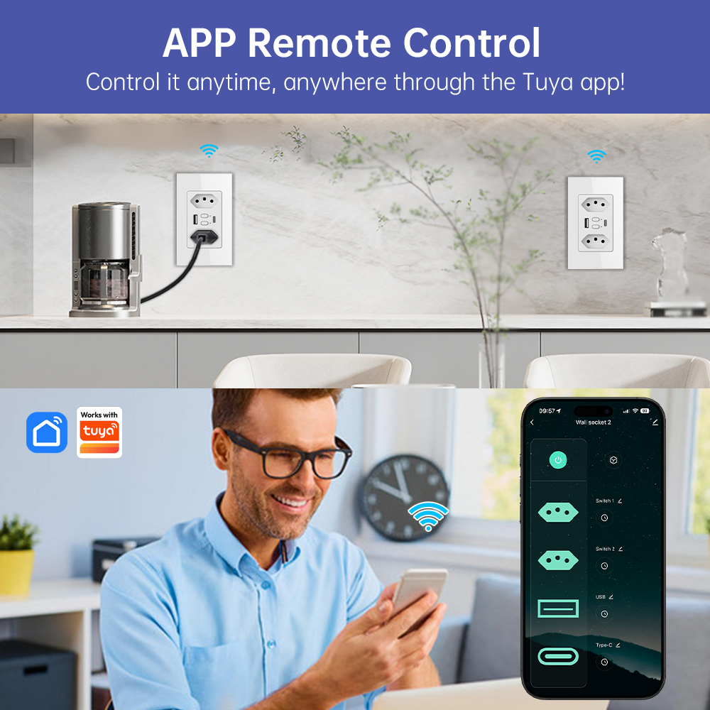 MANHOT Wifi 스마트 브라질 소켓 스위치(USB - Smart Home Sistem 리뷰 및 가격