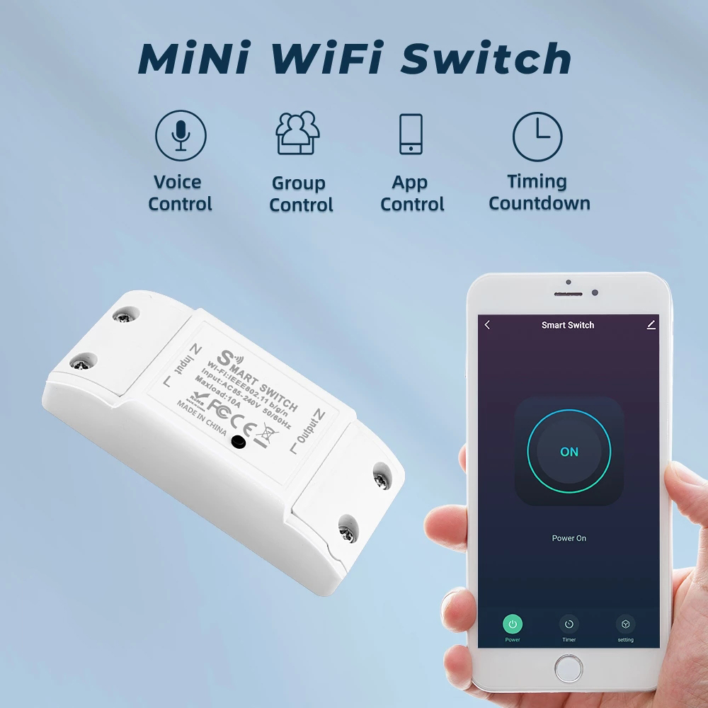 WiFi 스위치 DIY 미니 스마트 홈 스위치 릴레이  - Smart Home Simple 리뷰 및 가격