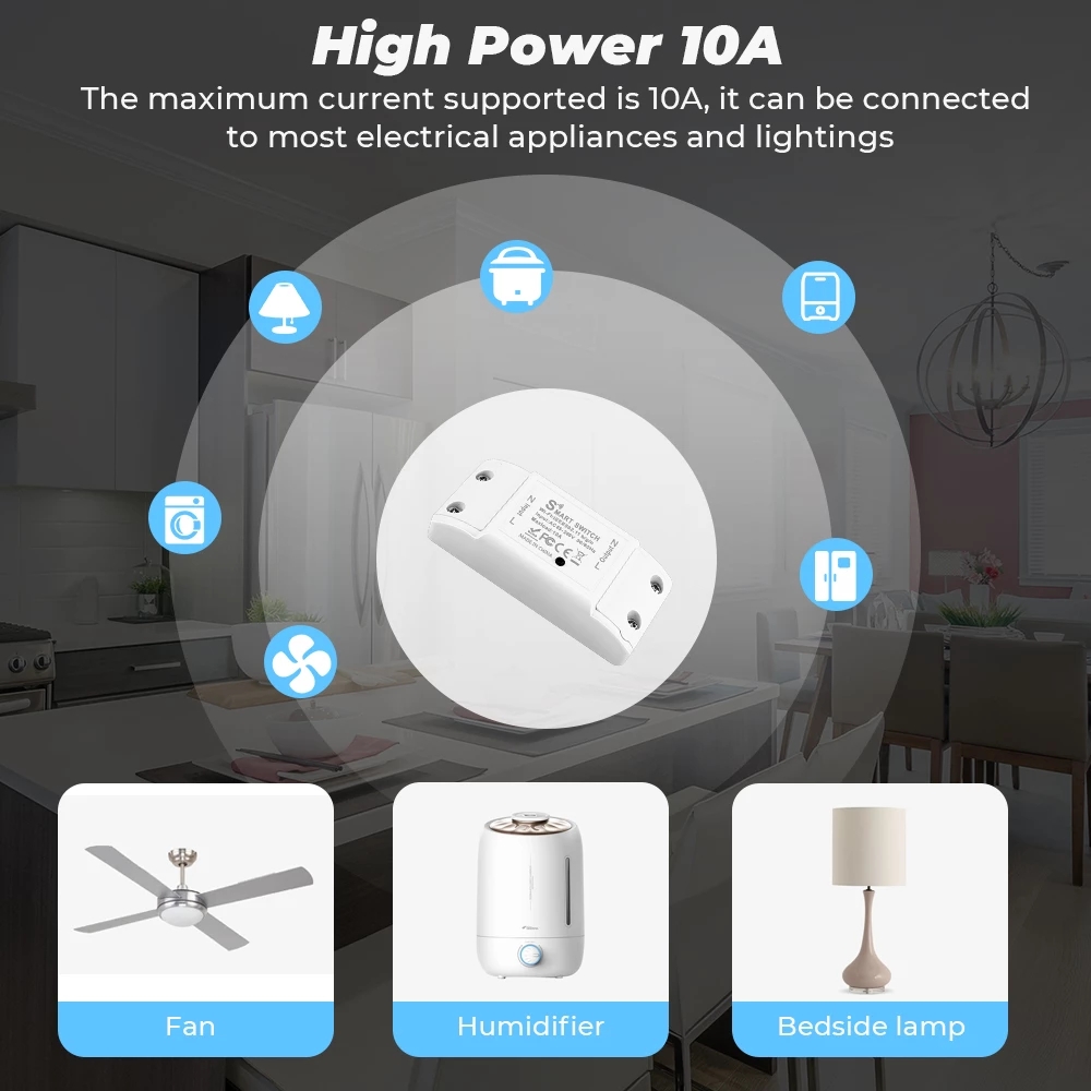 WiFi 스위치 DIY 미니 스마트 홈 스위치 릴레이  - Smart Home Simple 리뷰 및 가격