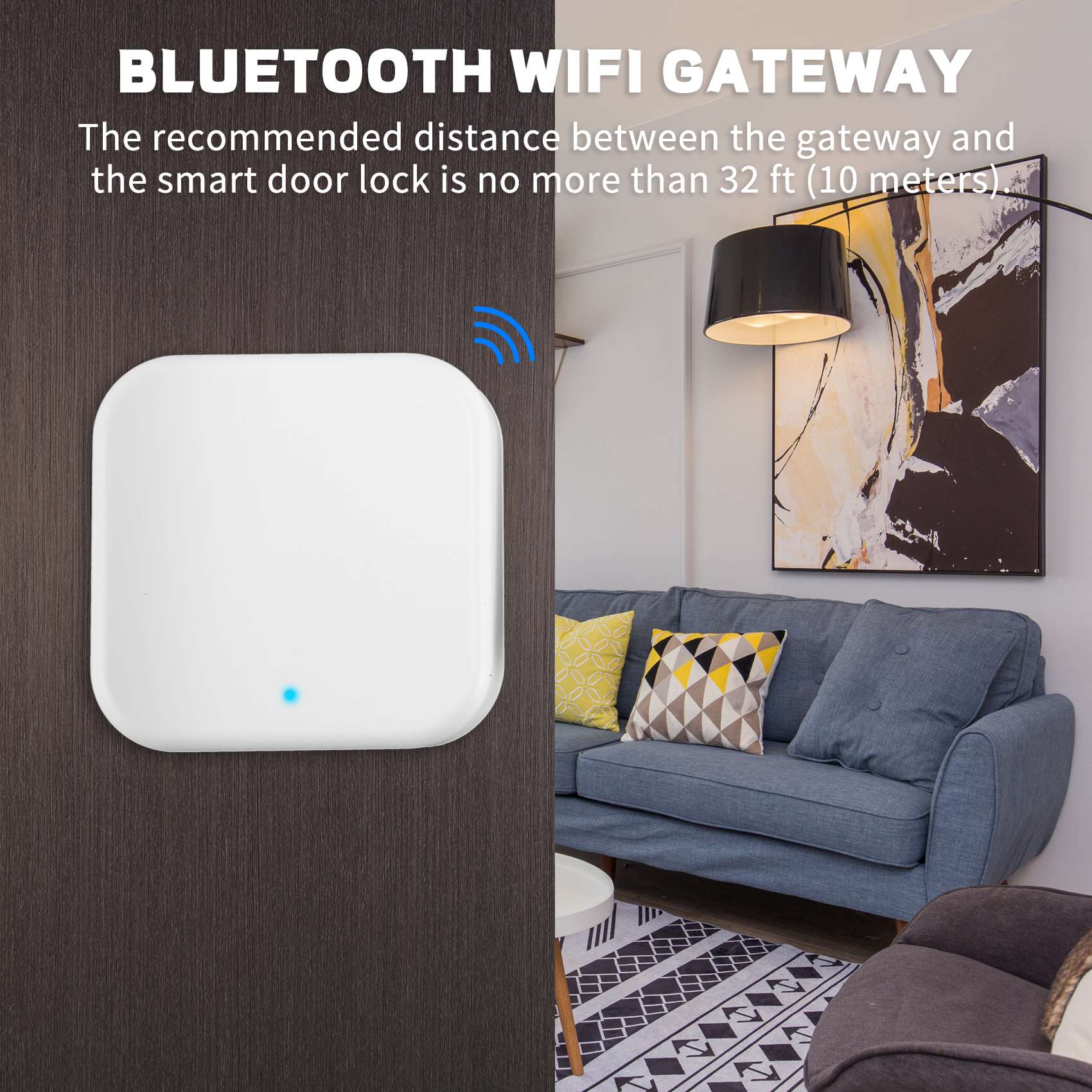 블루투스 와이파이 게이트웨이 지문 비밀번호 스마트 전자 - Smart Home Automation 리뷰 및 가격