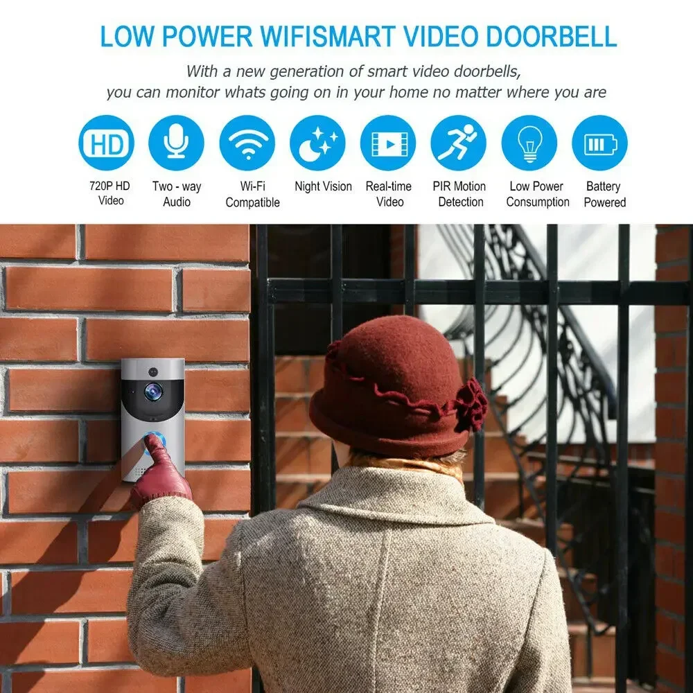 720P HD 스마트 홈 무선 와이파이 초인종 카메라, - Smart Home Video Doorphone Ezviz 리뷰 및 가격