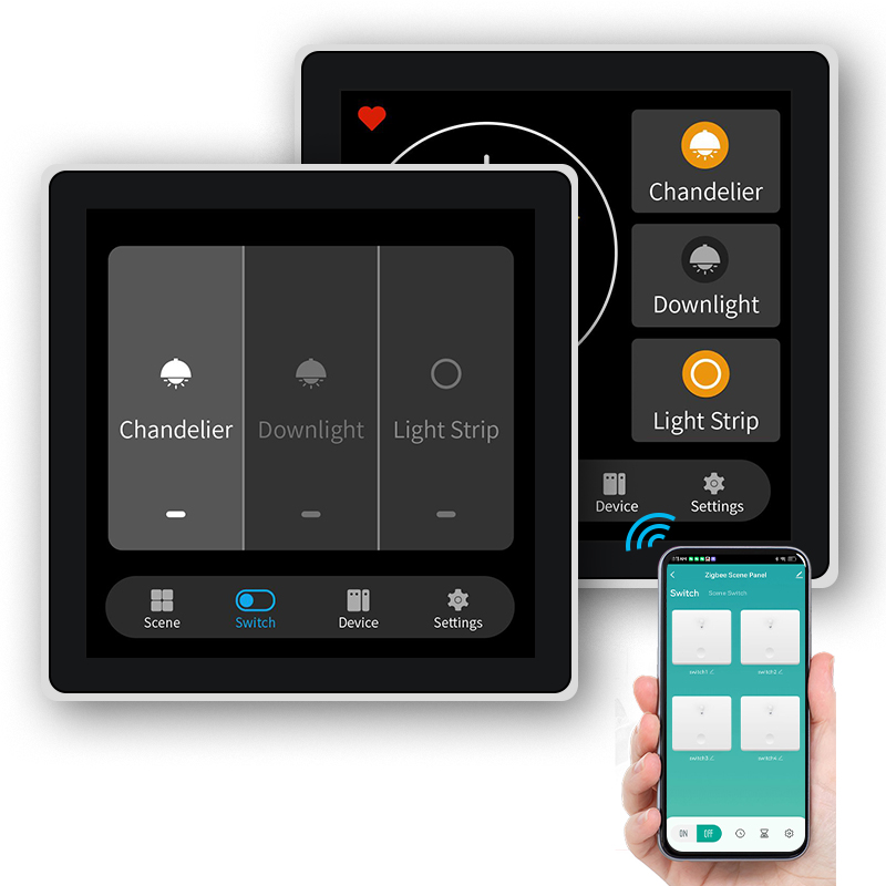 FUERS 4 인치 터치 스크린 다기능 스마트 벽 스위 - Smart Home Sistem 리뷰 및 가격